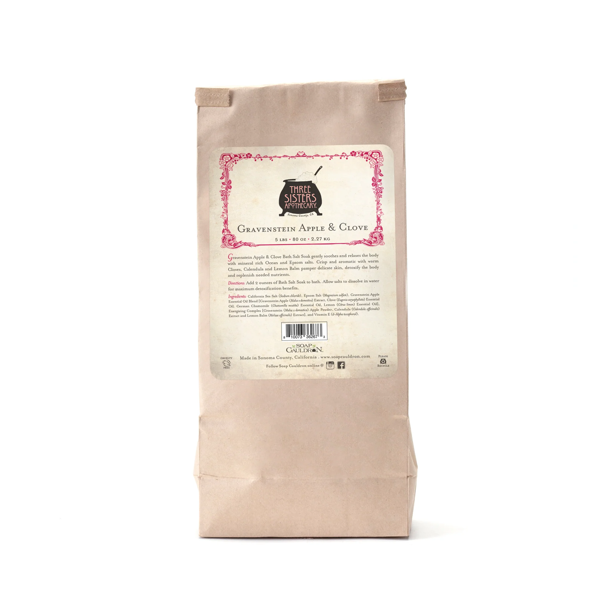 Bath Salt Soak Gravenstein Apple & Clove - Image 7