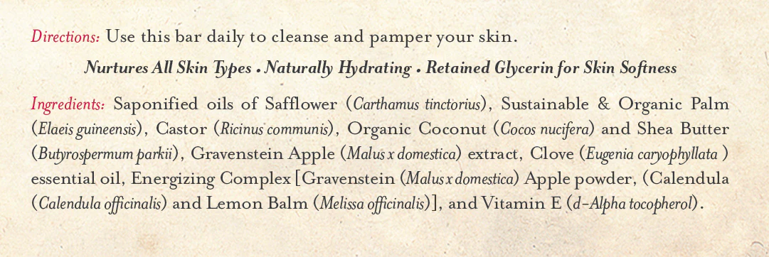 Bar Soap Gravenstein Apple & Clove - Image 7