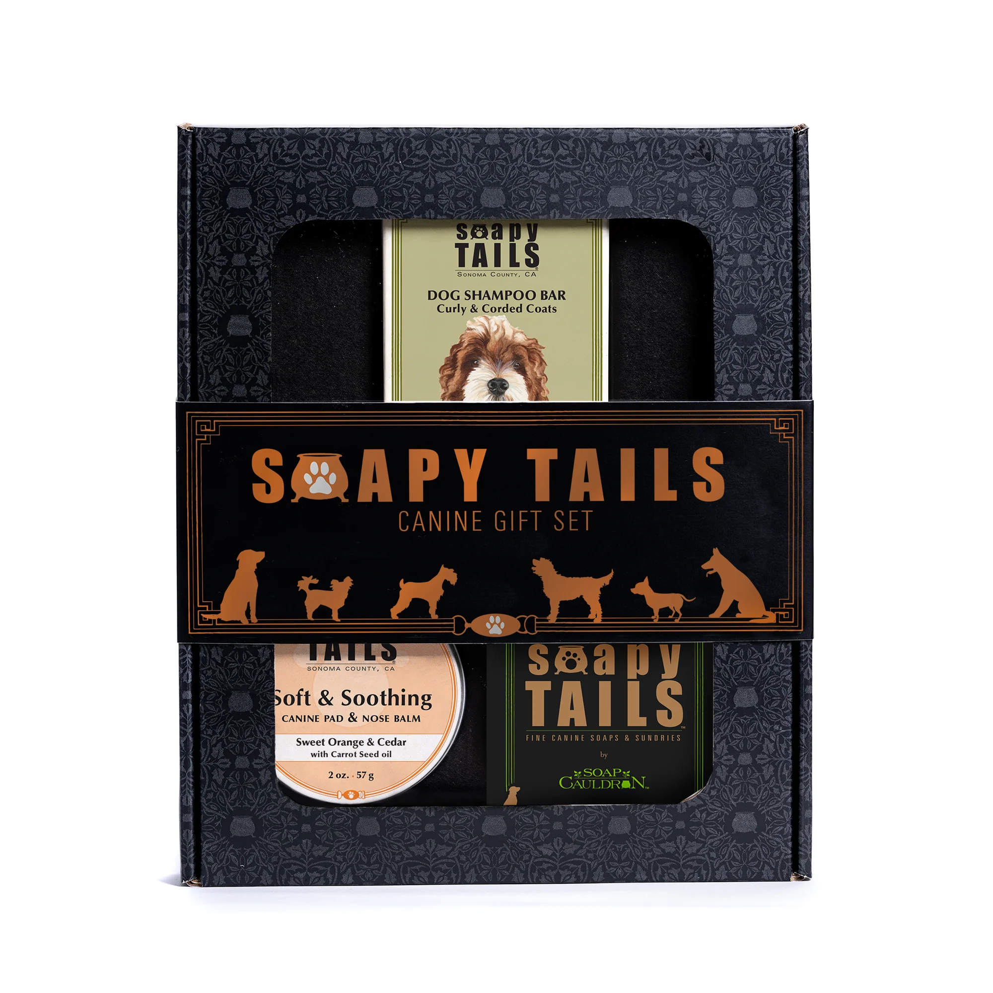 Soapy Tails Dog Boxed Gift Set Shampoo Bar & Pad Balm - Image 7