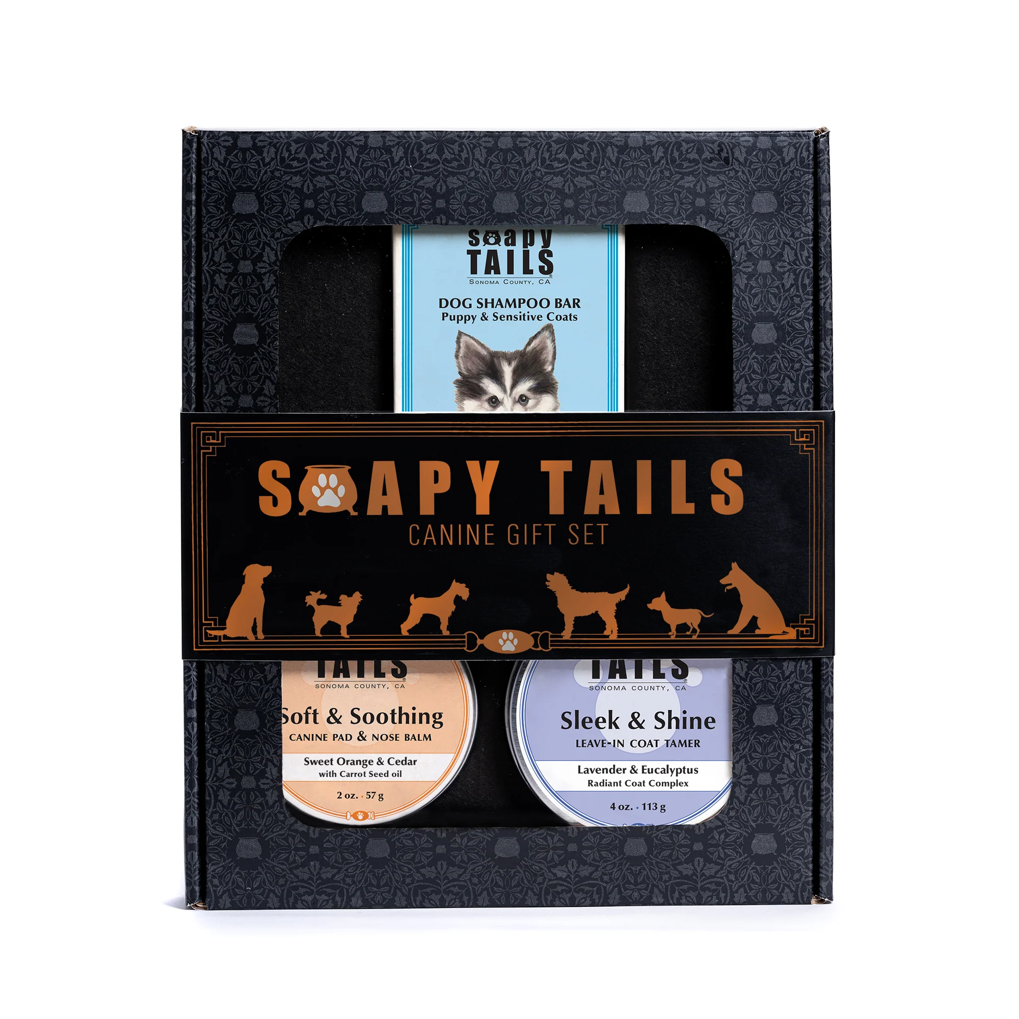 Soapy Tails Dog Boxed Gift Set Splash & Shine - Image 4