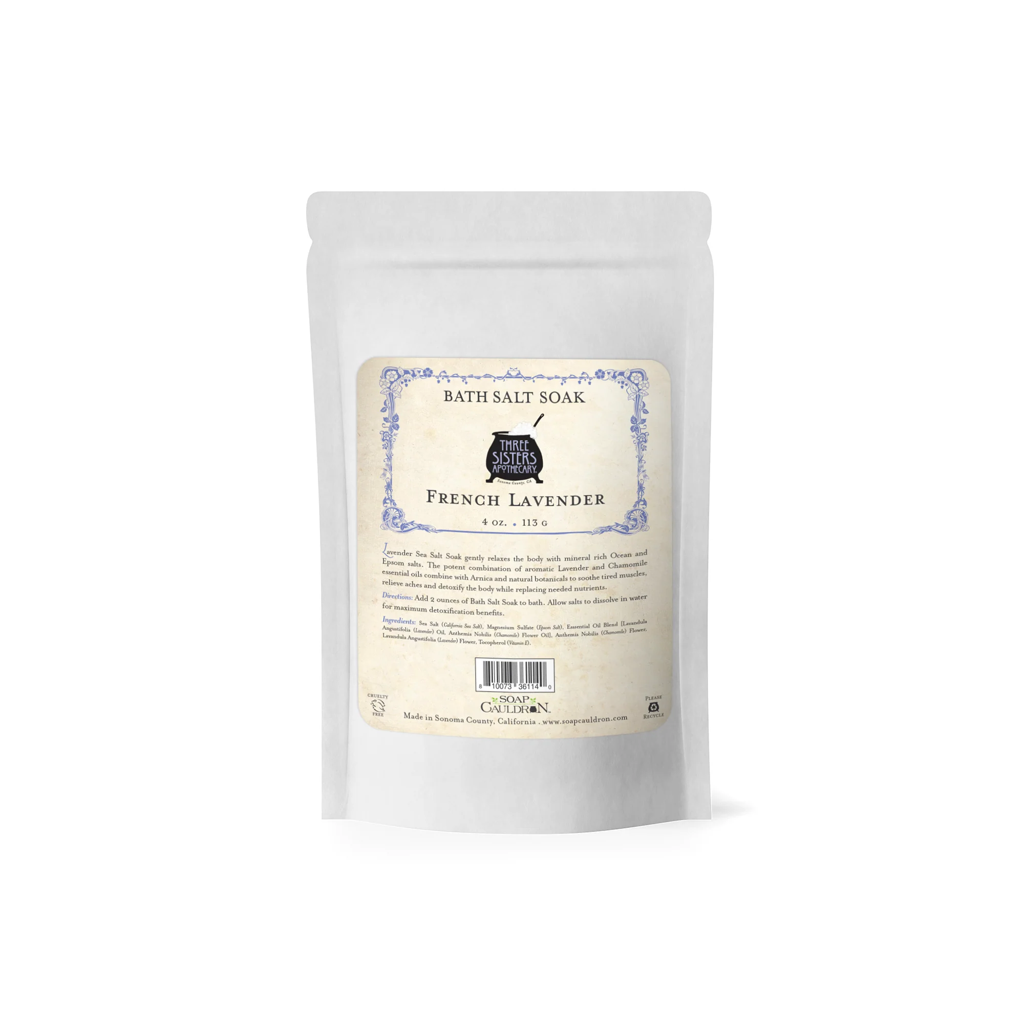Bath Salt Soak Lavender & Chamomile - Image 3